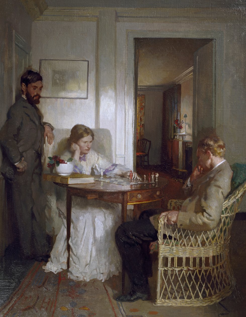 De schaakspelers door William Orpen