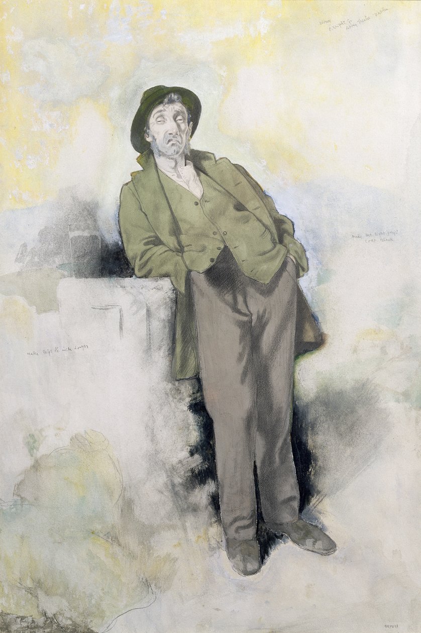 De zwerver door William Orpen