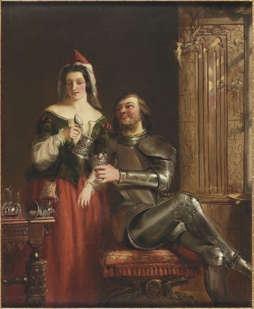 De Ridder en de Dienstmaagd door William Powell Frith