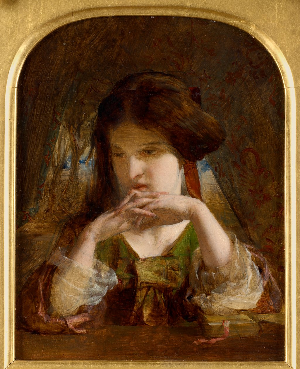 Meditatie, c.1860 door William Quiller Orchardson