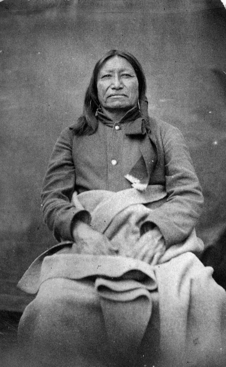 Spotted Tail, Sioux Chief, ca. 1870 door William Richard Cross