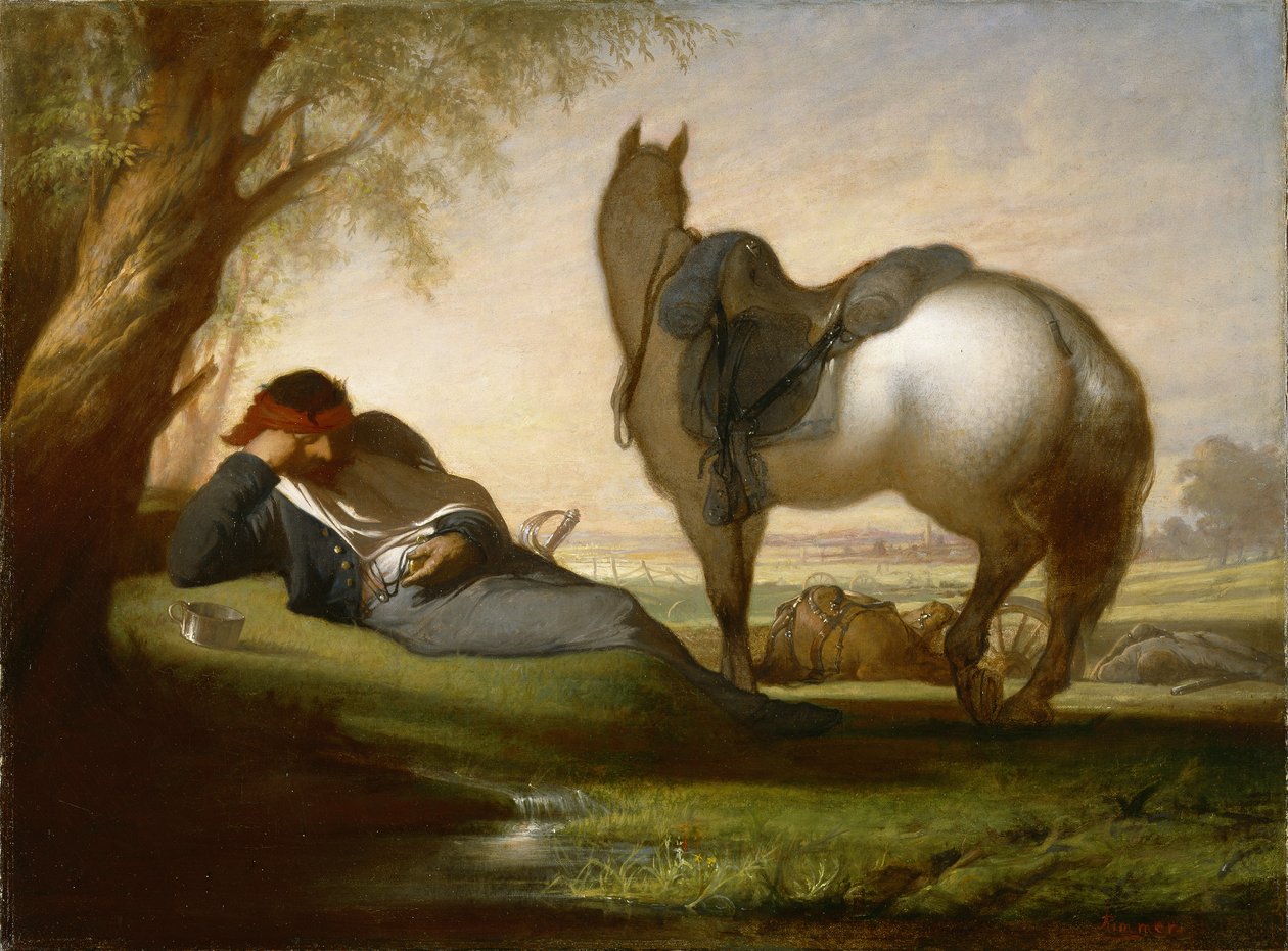 Burgeroorlogscène, c.1870-71 door William Rimmer