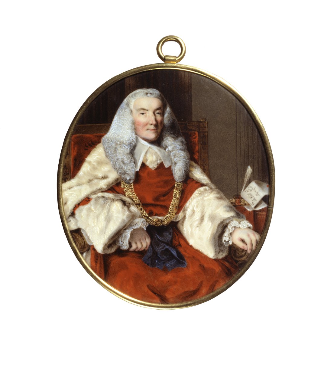 Portret van Sir William Murray, 1e Graaf van Mansfield door William Russell Birch