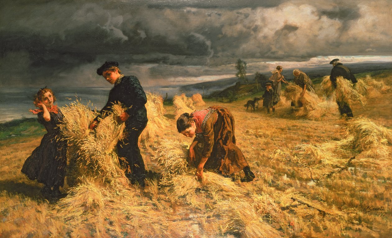 Na De Storm, 1877 door William Small
