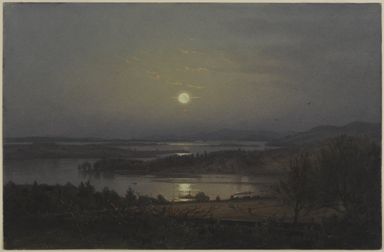 Lake Winnipesaukee, 1874 door William Trost Richards