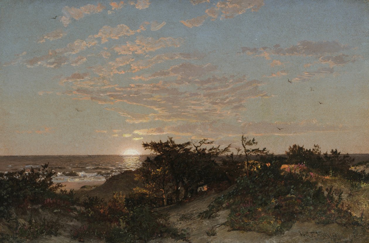 Landschap, 1862 door William Trost Richards