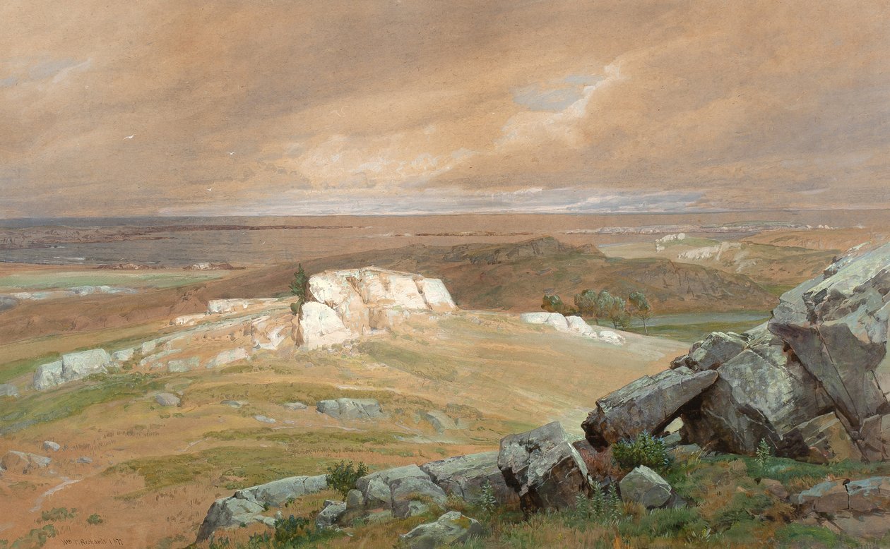 Bij Newport, 1877 door William Trost Richards