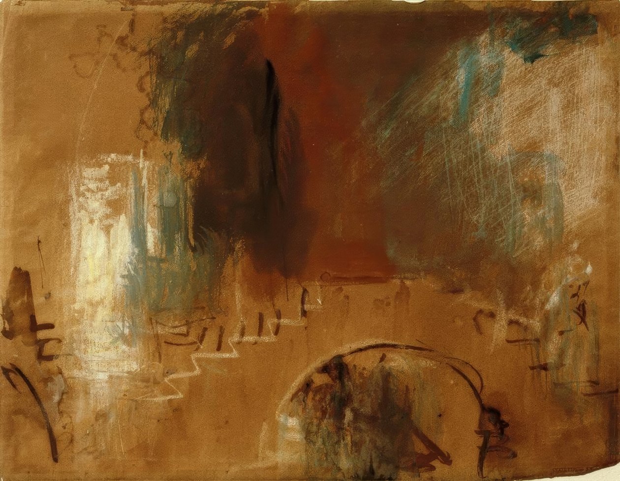 Een brug door Joseph Mallord William Turner