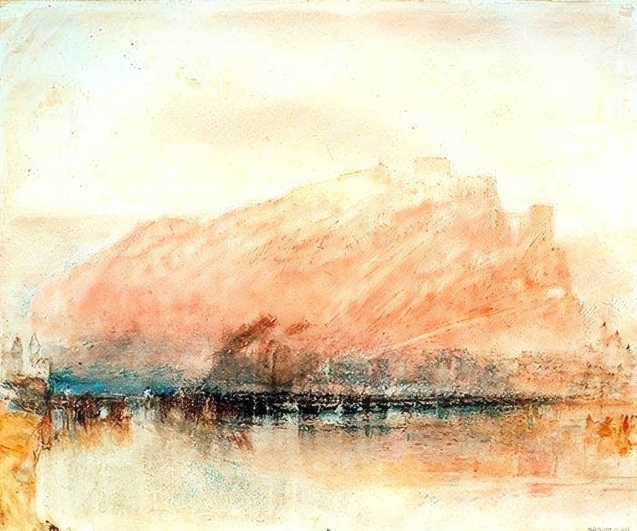 Ehrenbreitstein door Joseph Mallord William Turner