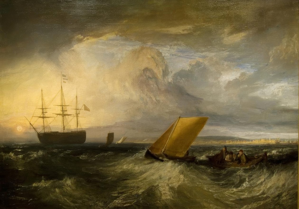 Sheerness gezien vanaf de Nore door Joseph Mallord William Turner