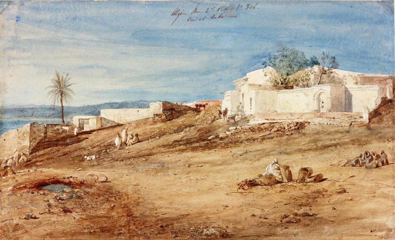 Uitzicht in Algiers: Babizoun door William Wyld