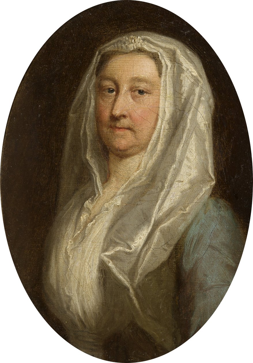 Lady Byrne door William circle of Hogarth