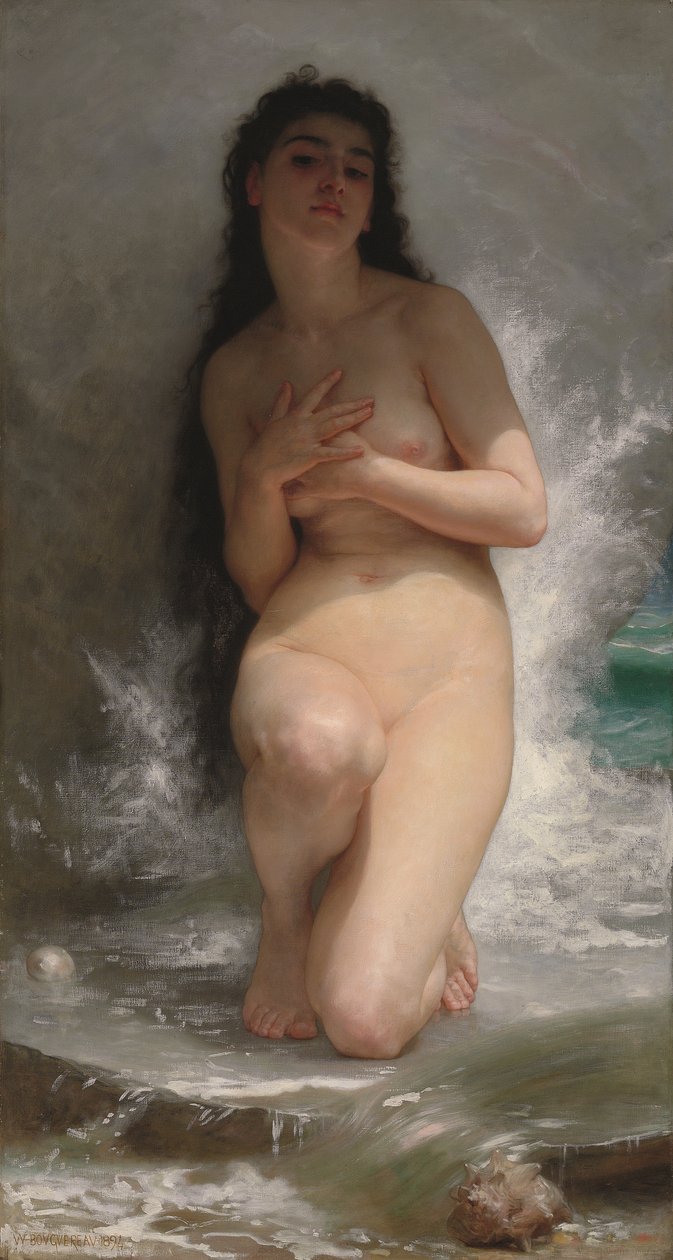 De perle door William Adolphe Bouguereau