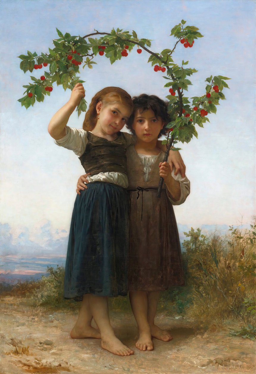 De Kersen Tak door William Adolphe Bouguereau