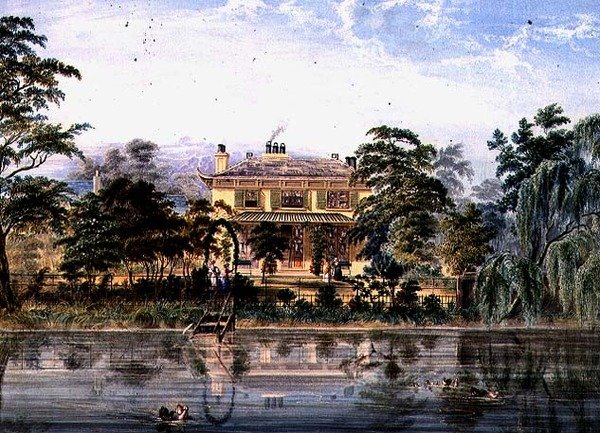 Chinese Villa door Joseph Mallord William Turner