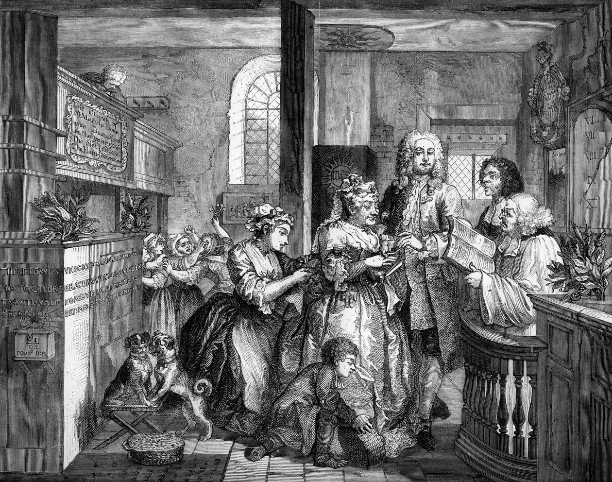 De Loopbaan van een Libertijn door William (after) Hogarth
