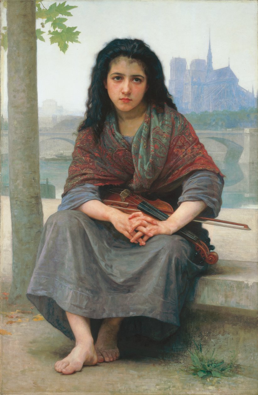 De Dakloze, 1890 door William Adolphe Bouguereau