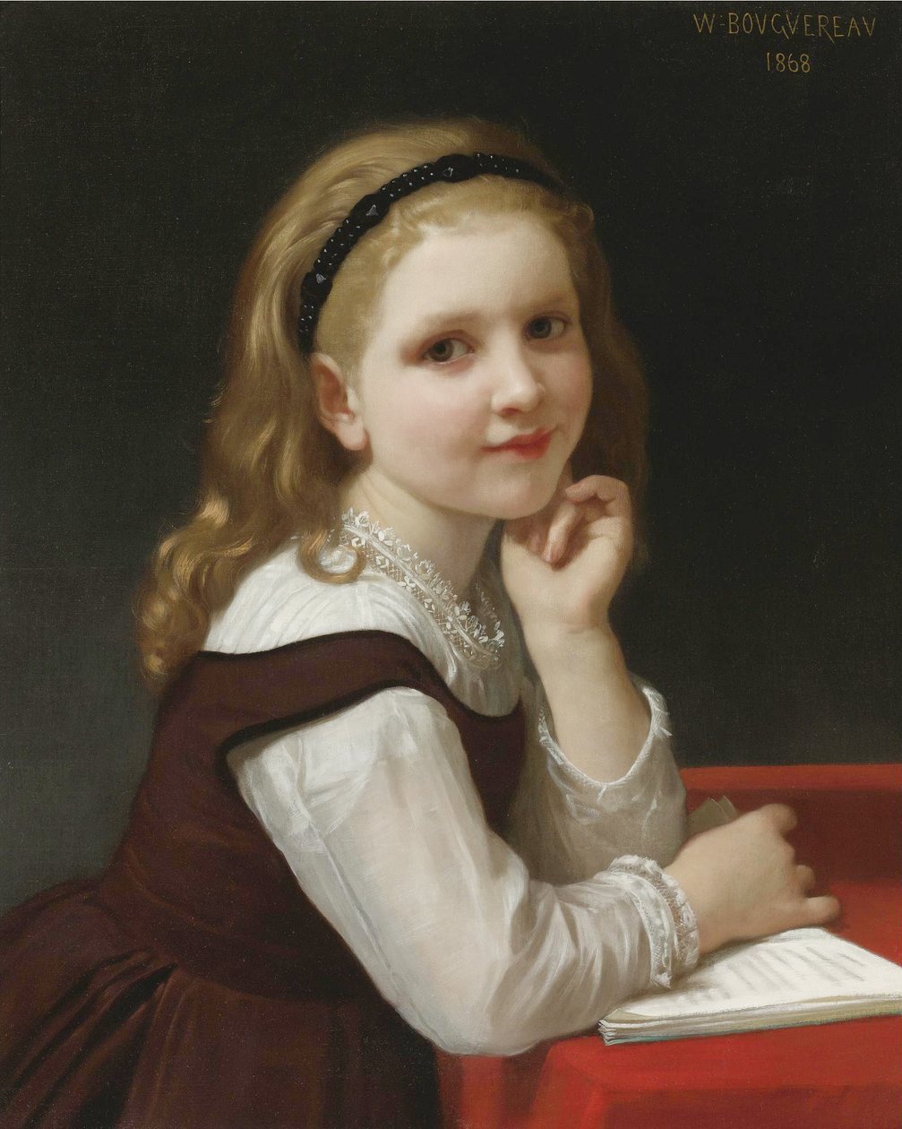 Afleiding door William Adolphe Bouguereau