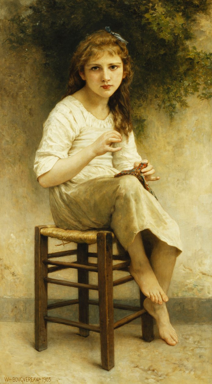 Lui gedachten door William Adolphe Bouguereau