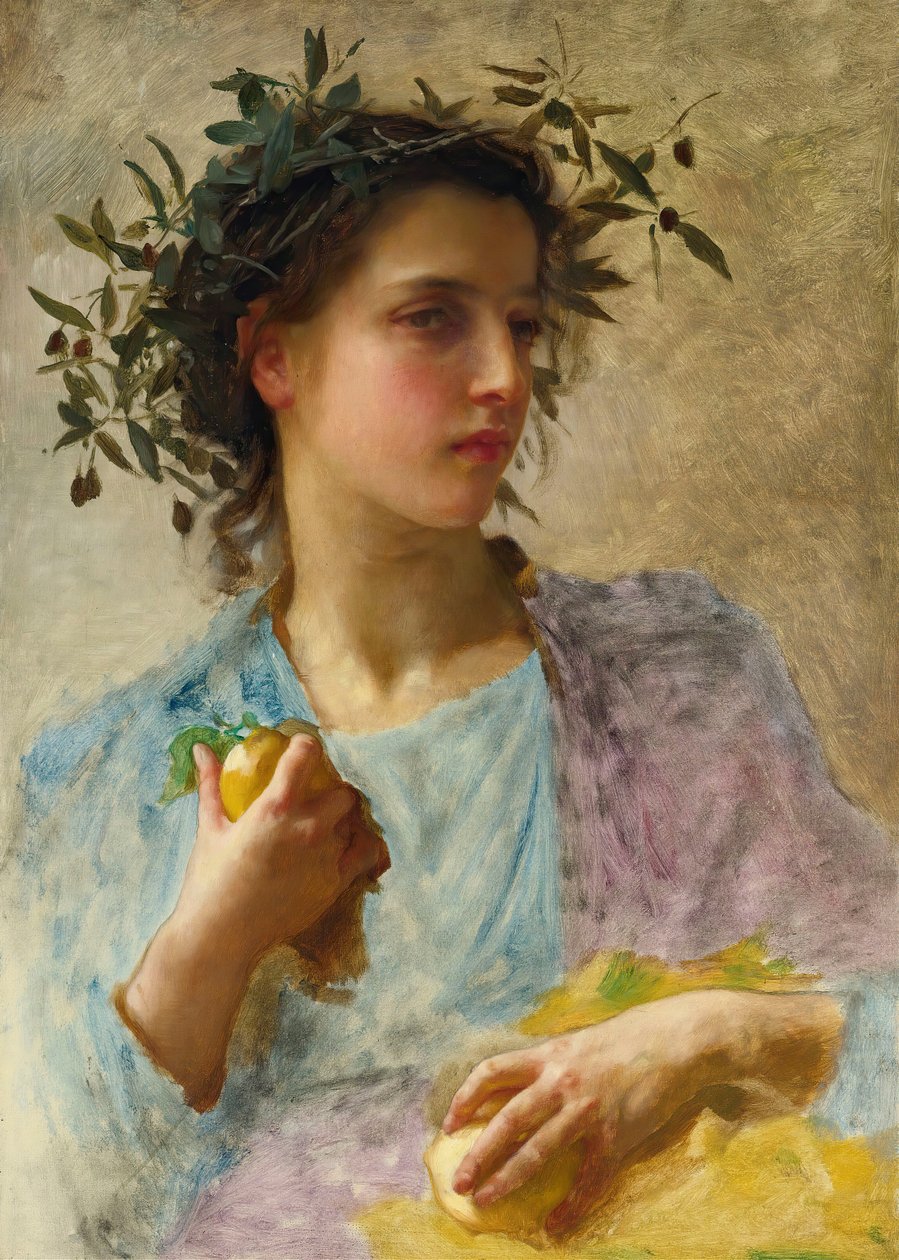 Zomer door William Adolphe Bouguereau
