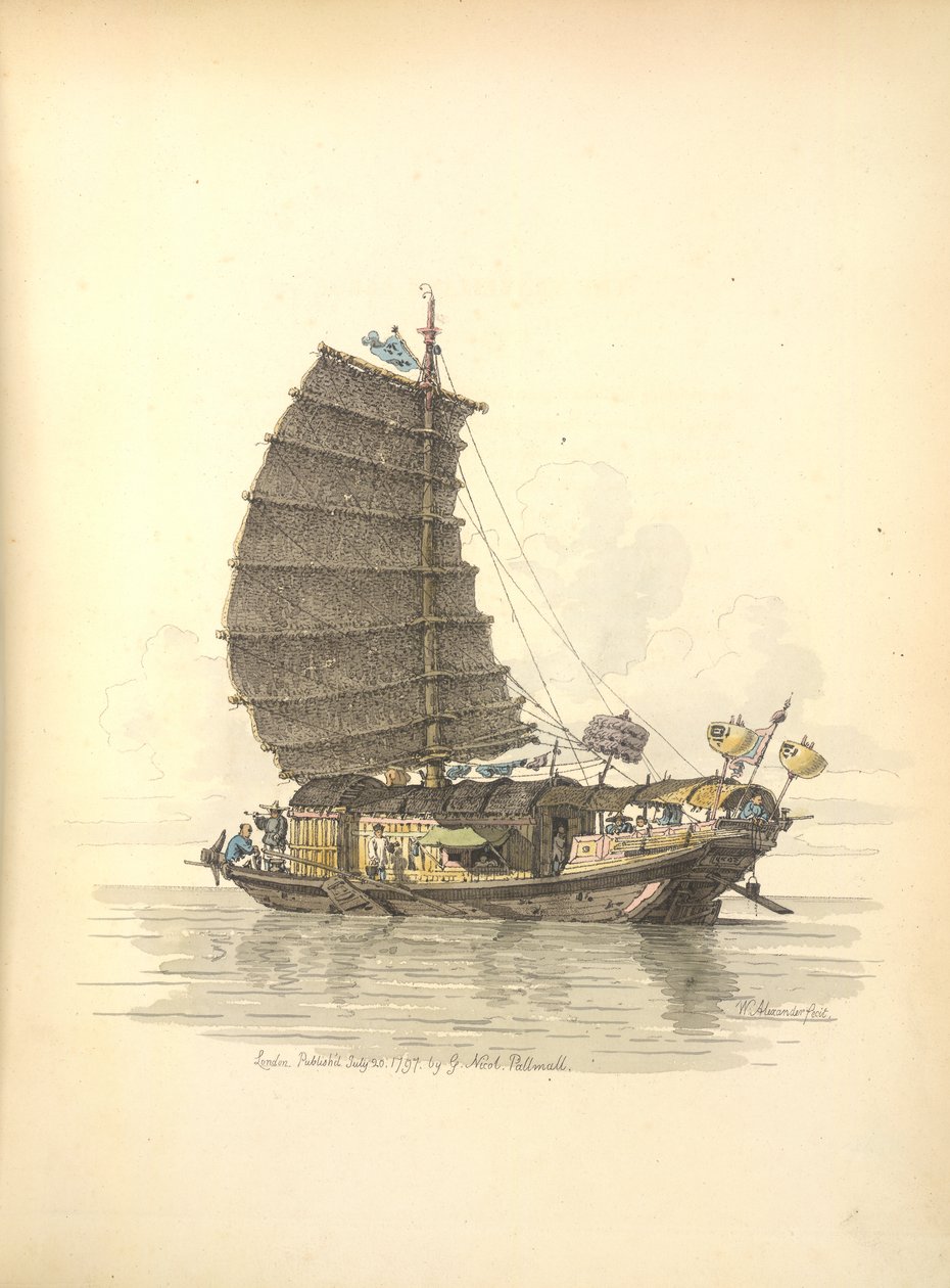 De reisboot door William Alexander