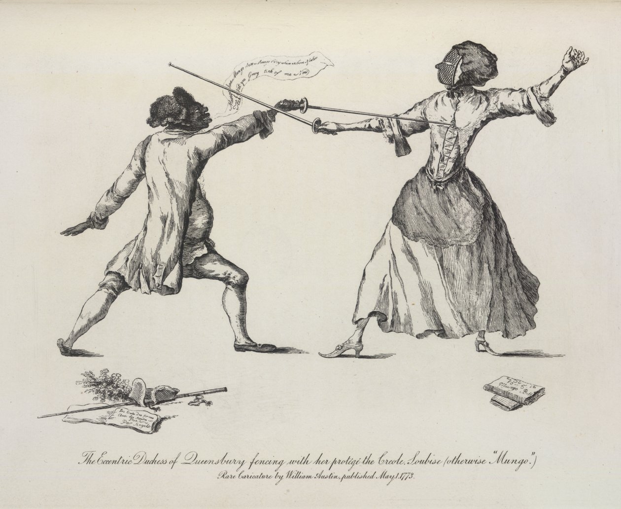 De Hertogin van Queensberry en Soubise door William Austin