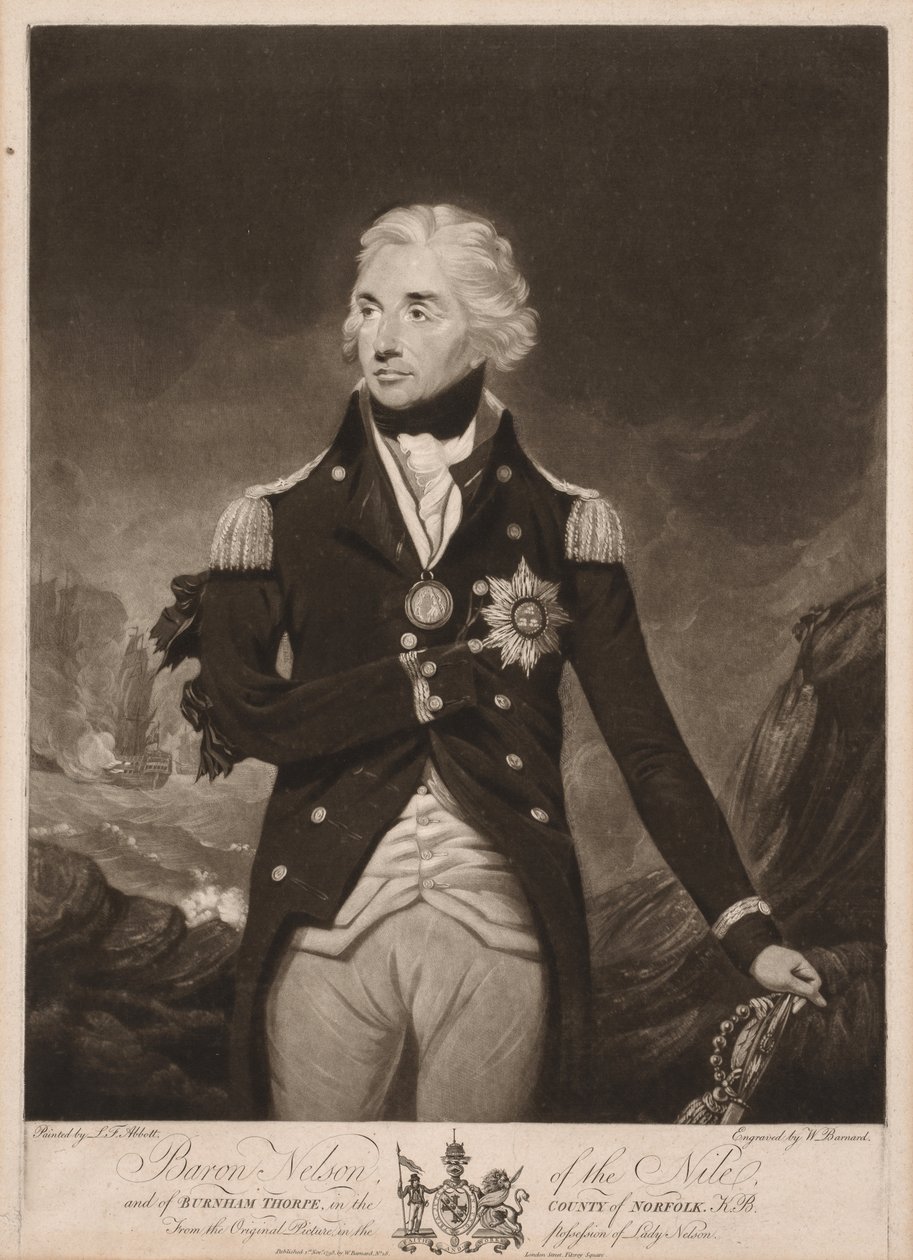 Horatio Nelson door William Barnard