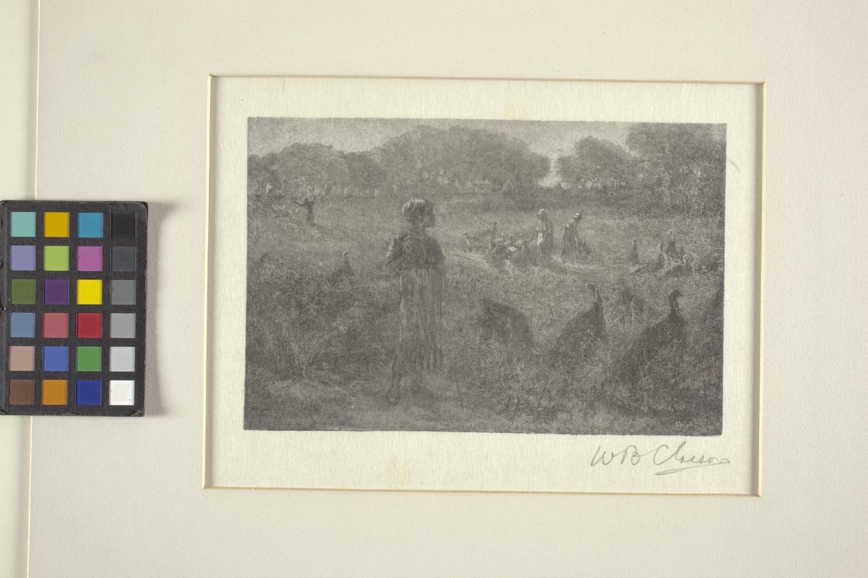 De kalkoenweide door William Baxter Palmer Closson