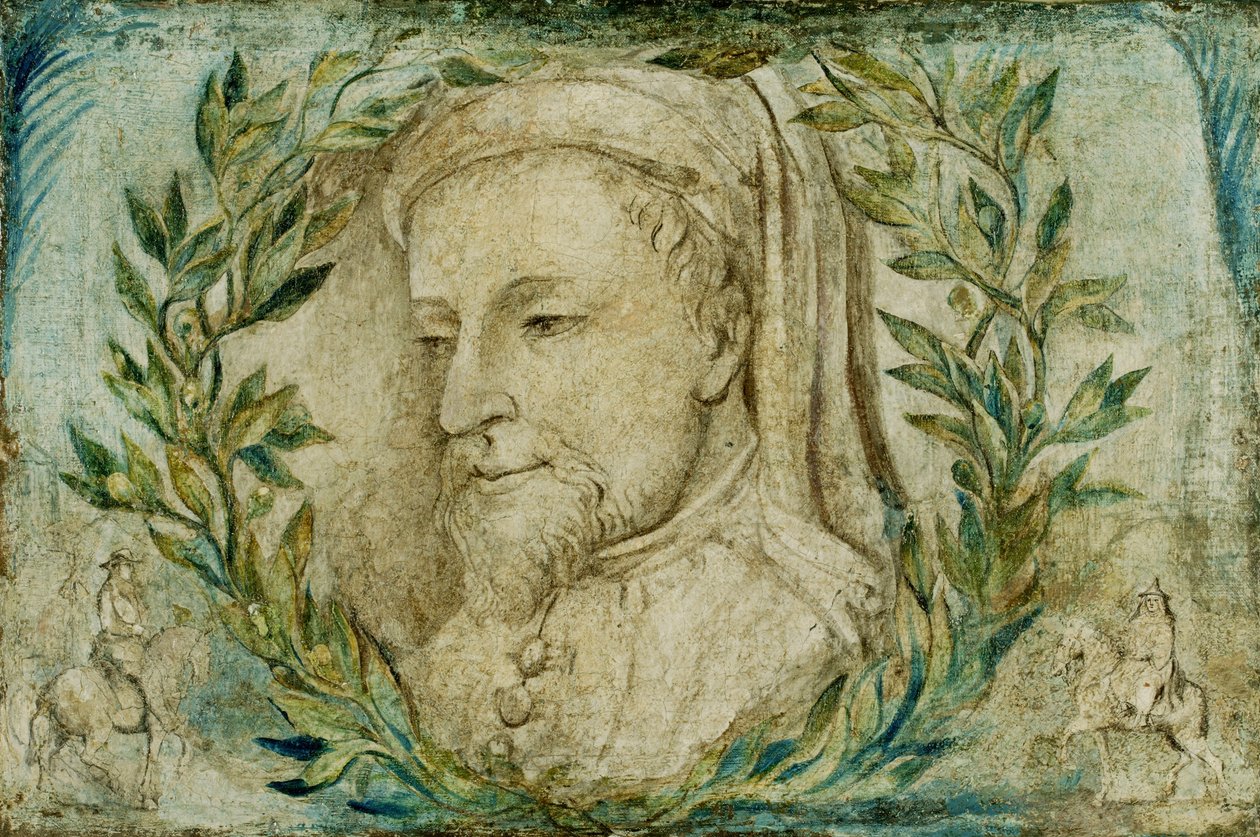 Geoffrey Chaucer door William Blake