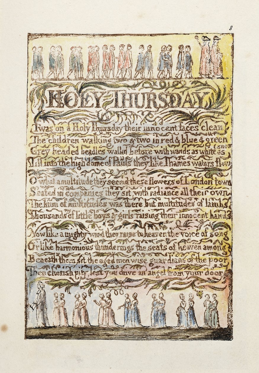 Witte Donderdag door William Blake