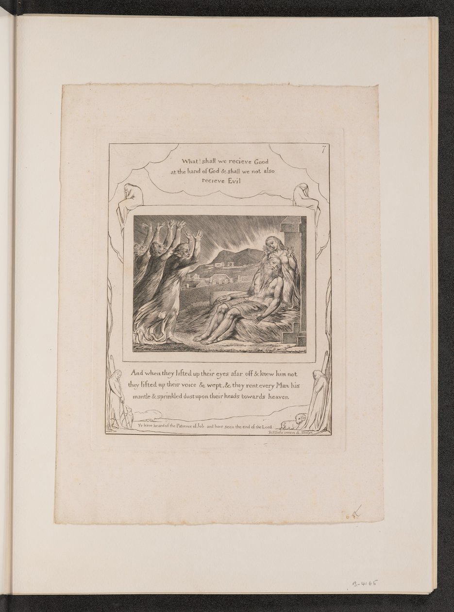 Jobs Troosters door William Blake