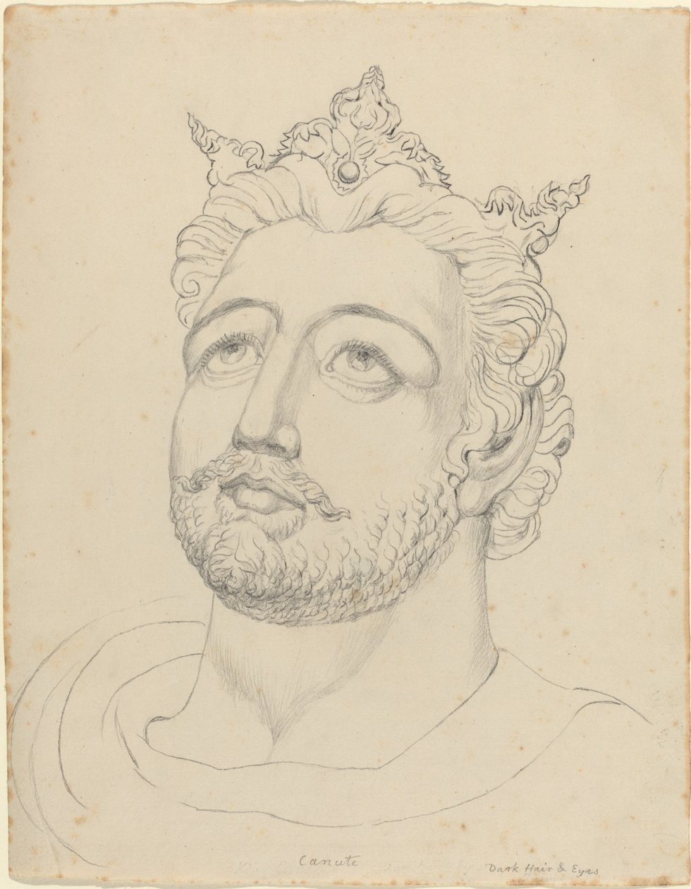 Koning Canute door William Blake