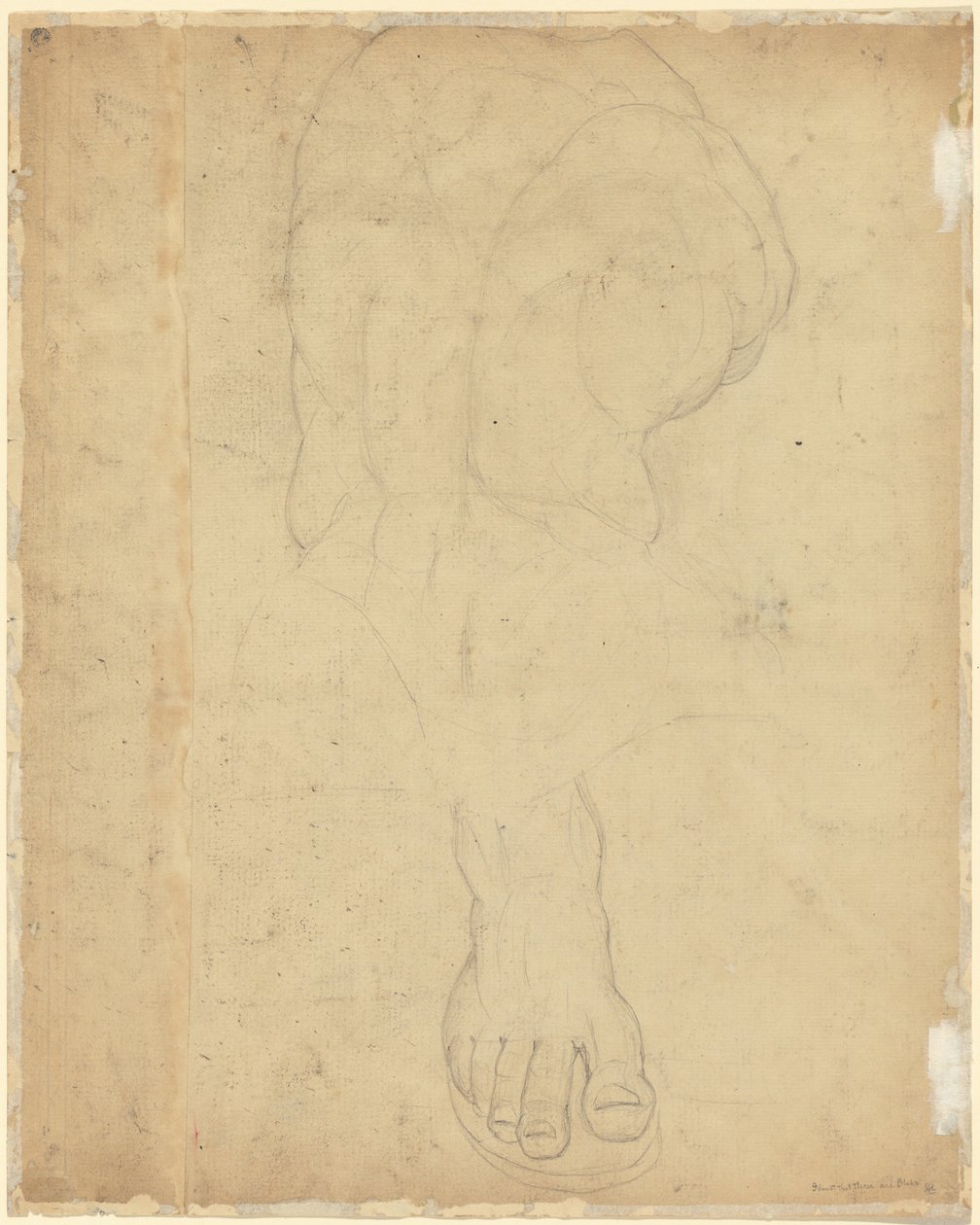 De Belvedere Torso [verso] door William Blake