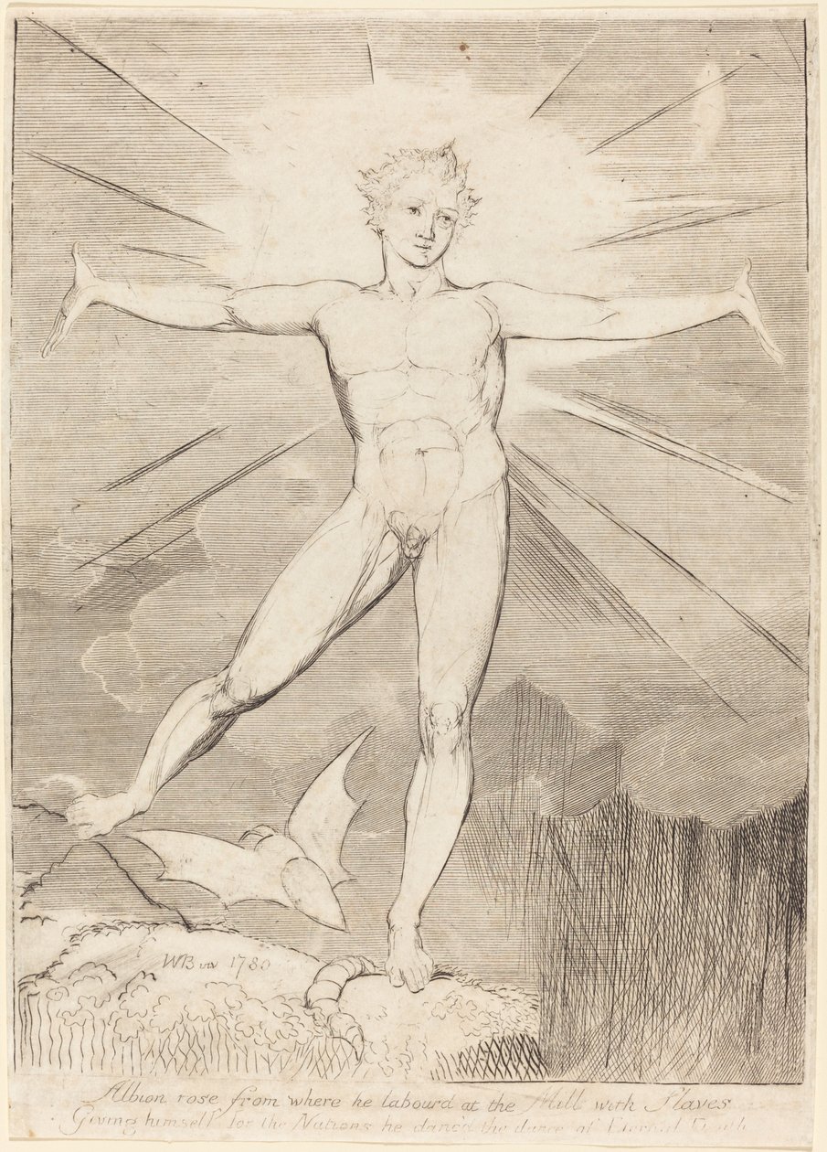 De dans van Albion door William Blake