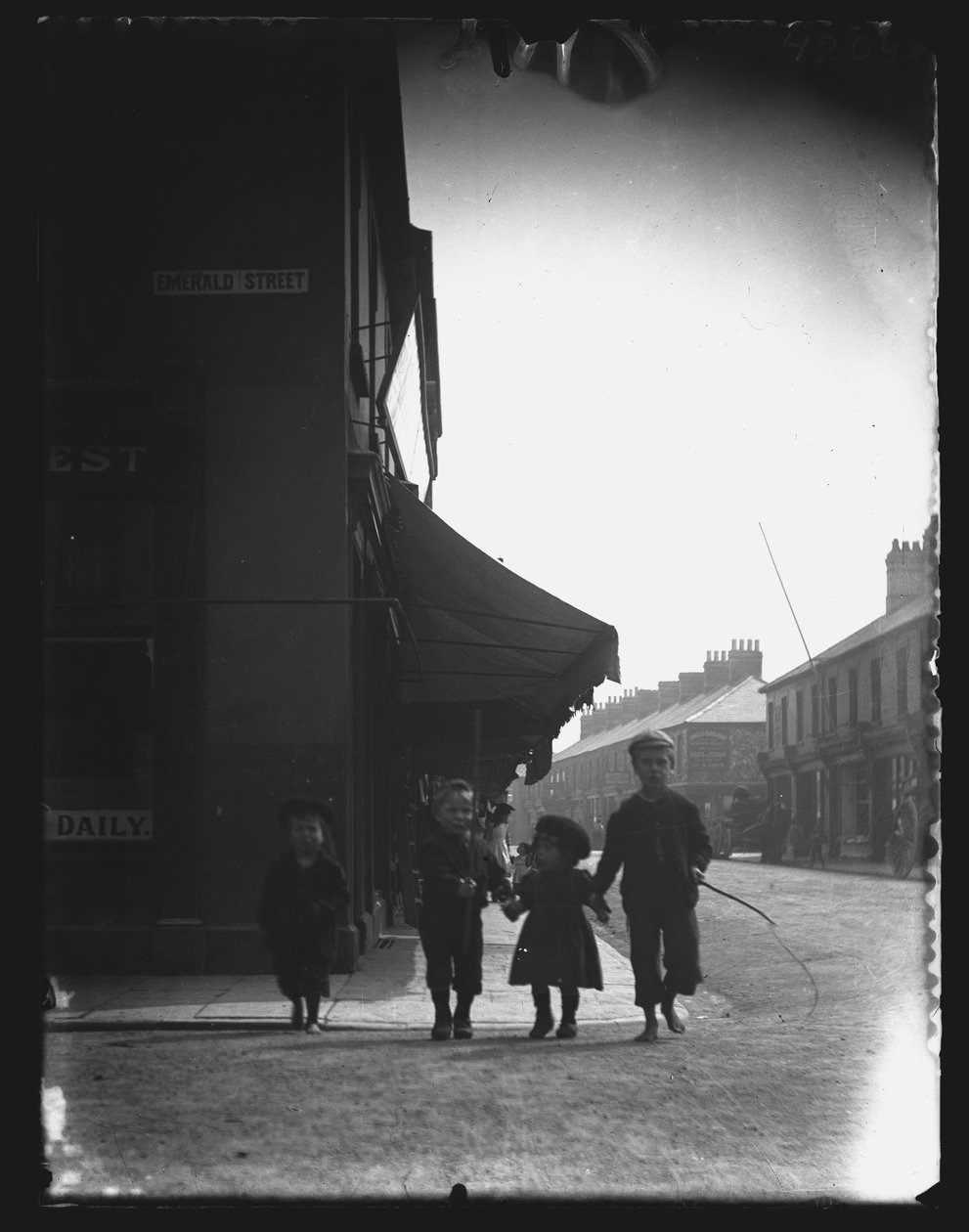 Emerald Street, Cardiff, 1890s of 1900s door William Booth