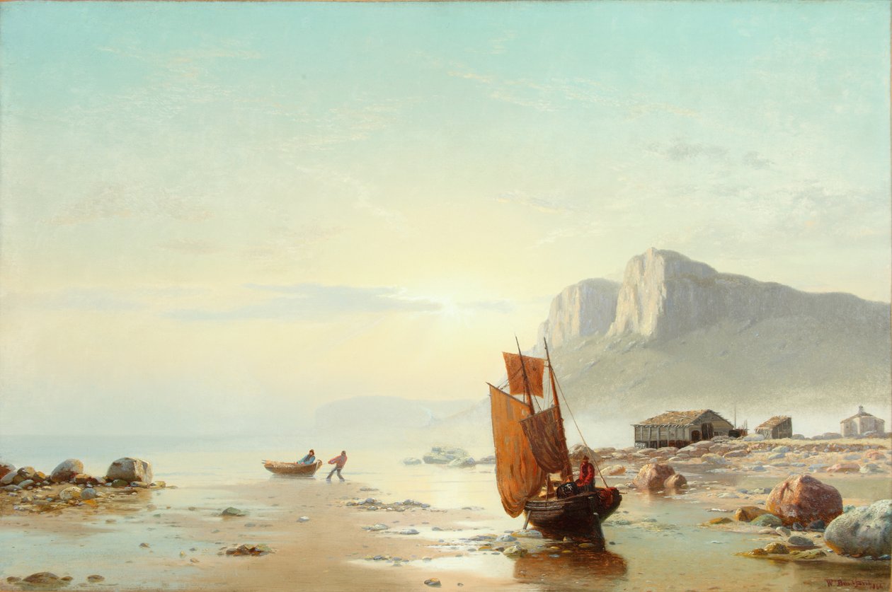 Kust van Labrador door William Bradford