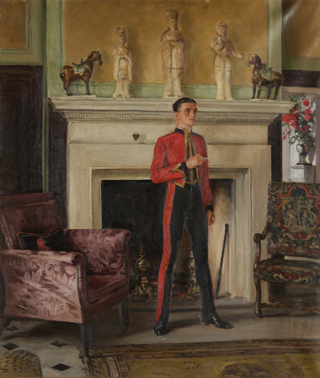 Hal in Warbrook, 1933 door William Bruce Ellis Ranken