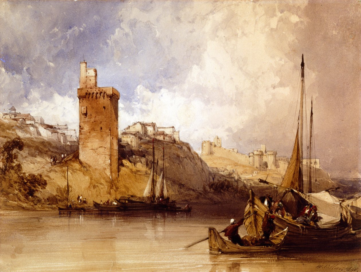 Villeneuve Les Avignon door William Callow