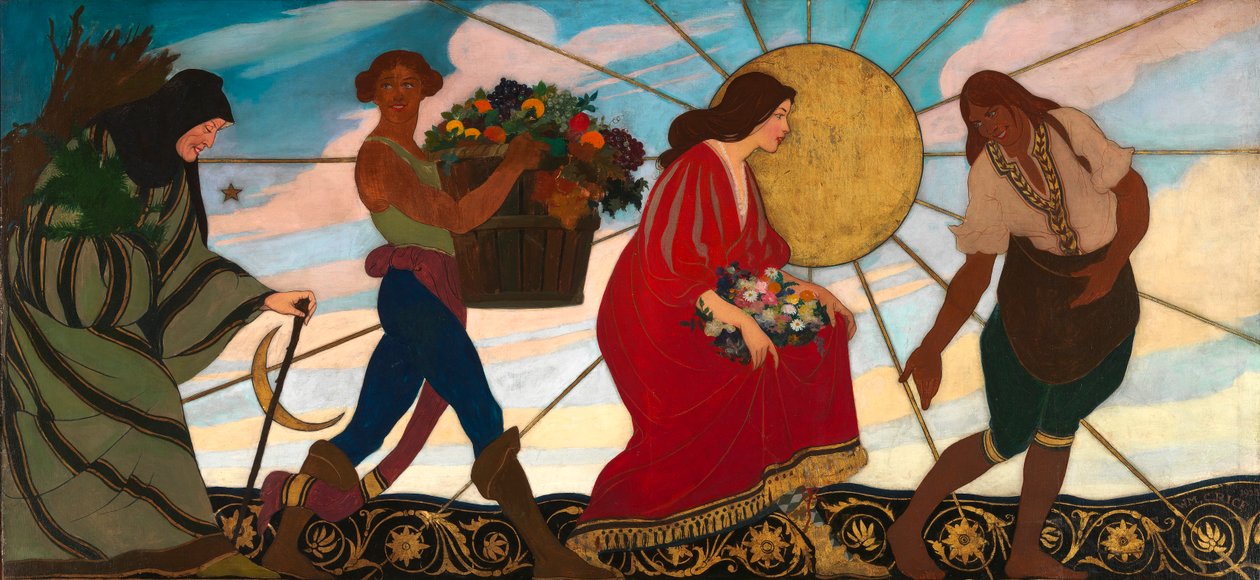 De vier seizoenen, 1923 door William Clarke Rice