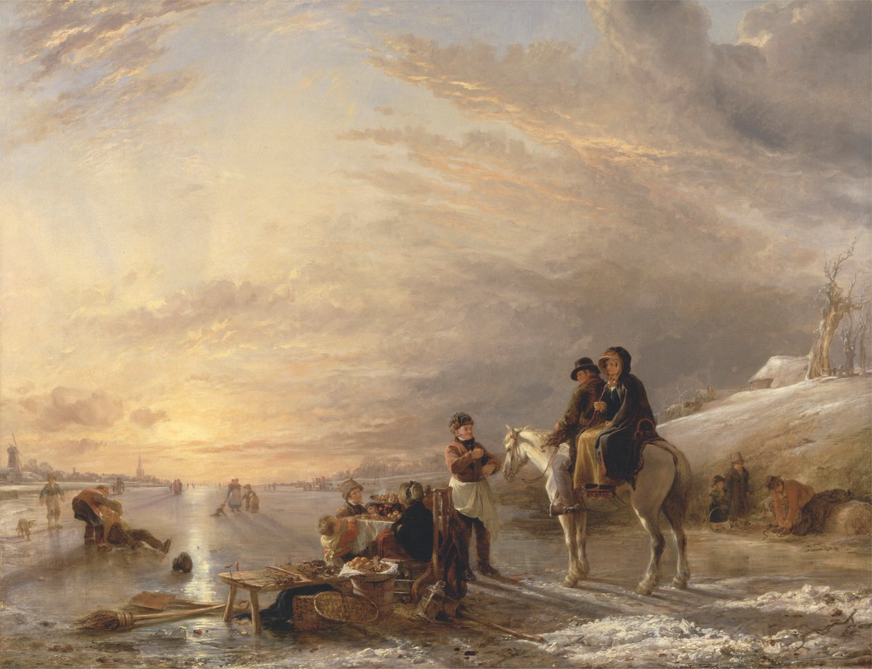 Vorstscène door William Collins