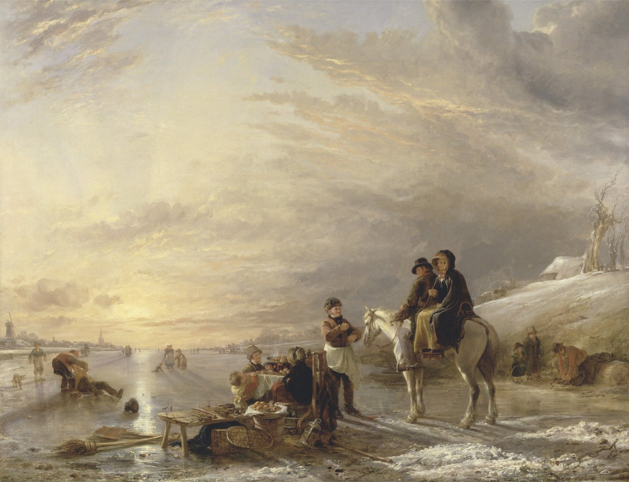 Vorstscène door William Collins