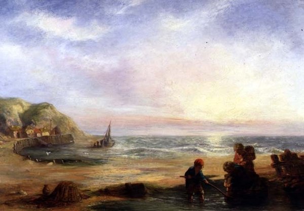 De Garnalenvissers door William Collins
