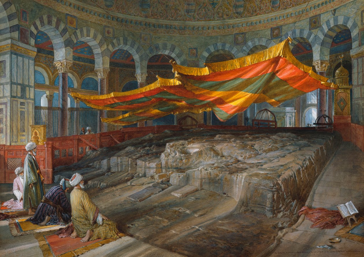 De Heilige Rots, Jeruzalem, 1887 door William Crimea Simpson