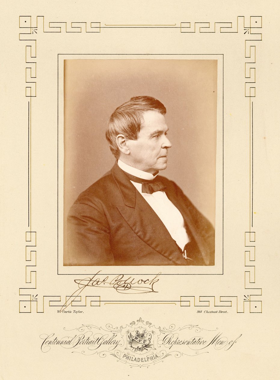 Portret van James Pollock door William Curtis Taylor