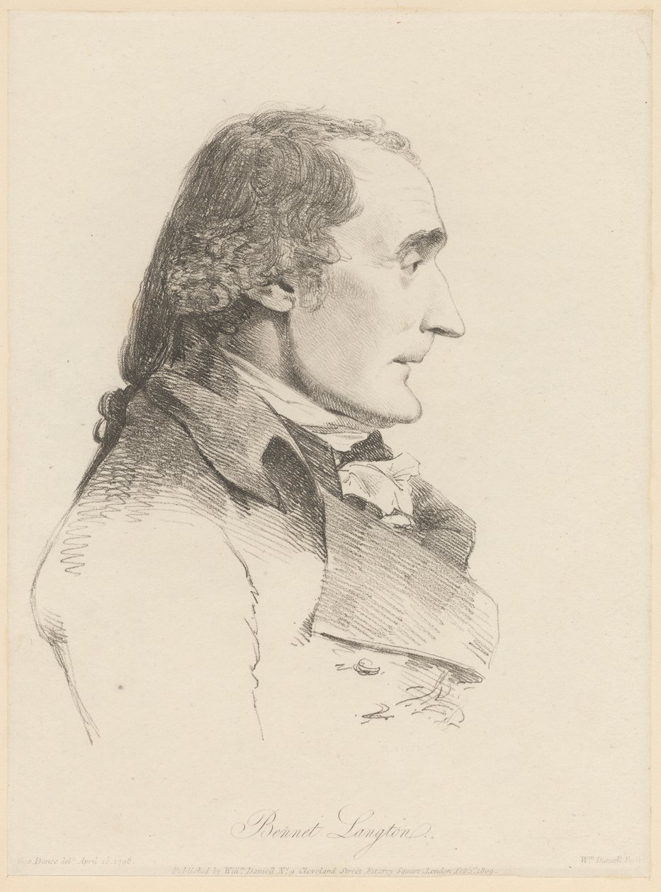 Bennet Langton door William Daniell