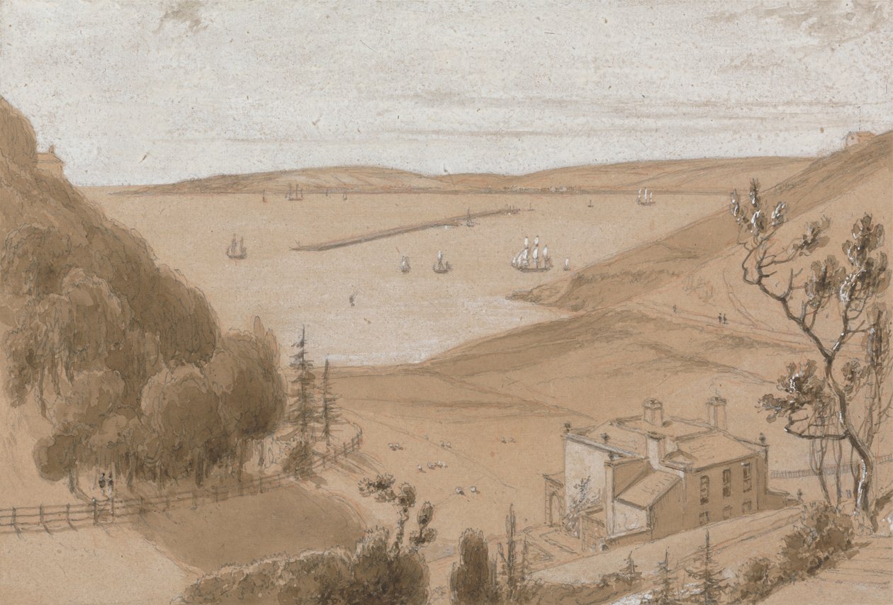 Bovisand, nabij Plymouth door William Daniell