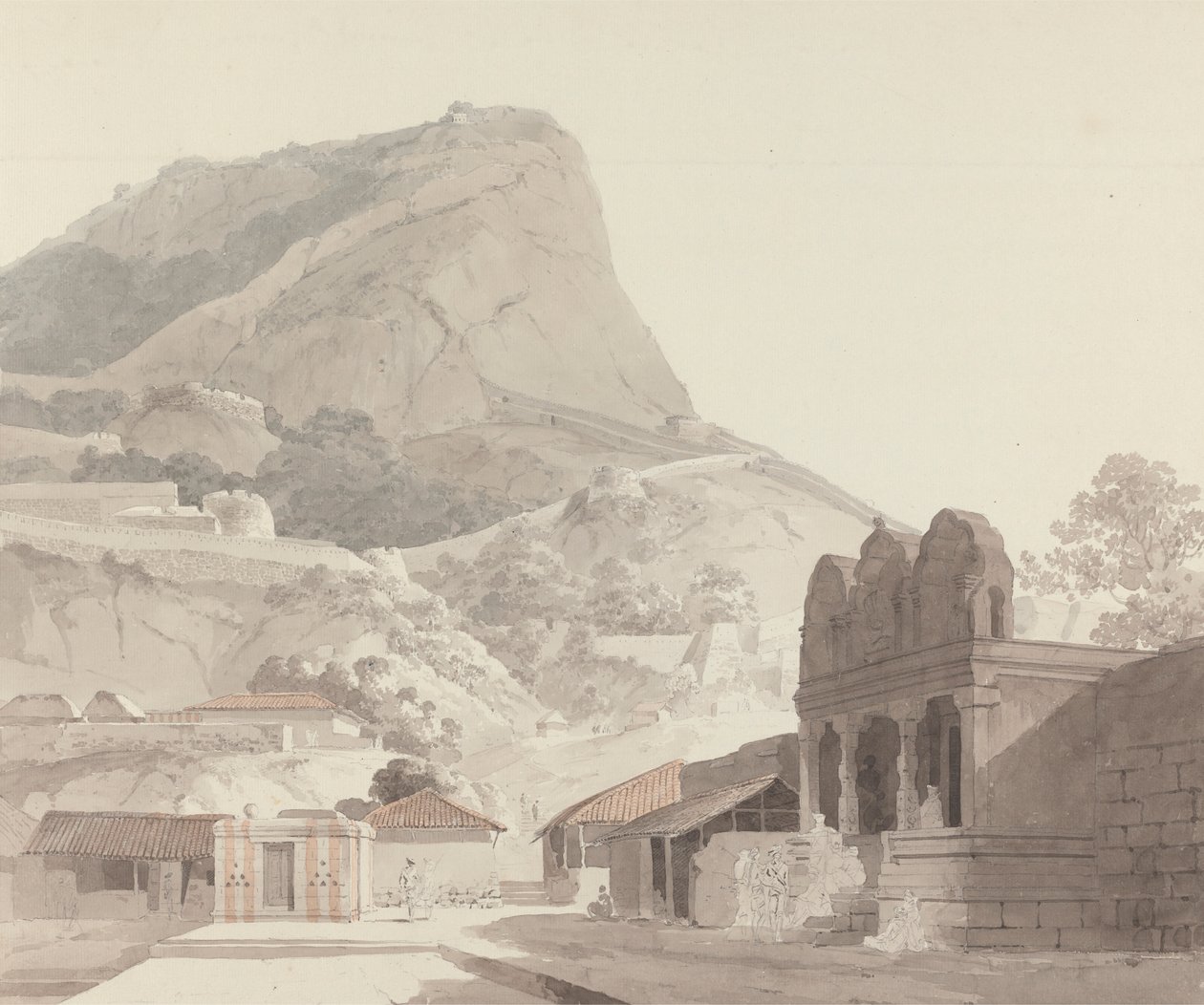 Sankrydroog, Madras door William Daniell