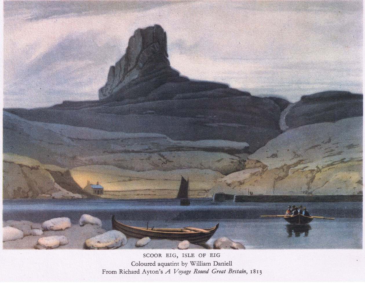 Scar Eig, eiland Eig door William Daniell