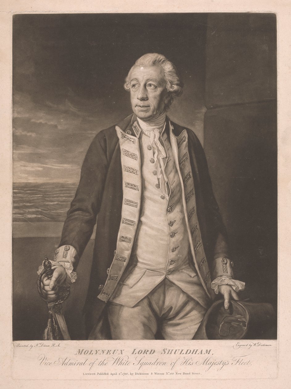 Molyneux Lord Shuldham door William Dickinson