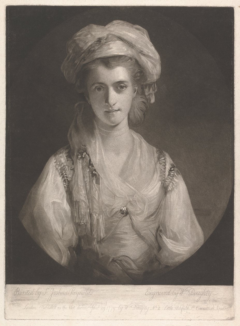 Juffrouw Mary Palmer door William Doughty